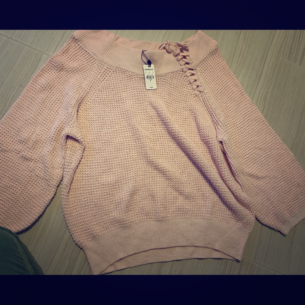 Express off the shoulder sweater